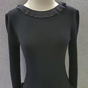 Vintage Valentino Night Women's Black Sweater Size M